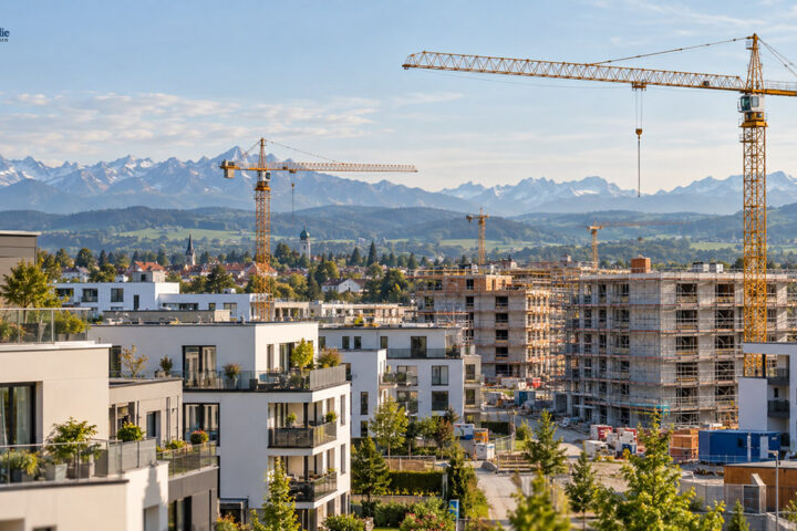 Wohnungsbau in Oberbayern: Rund 25 Prozent mehr Genehmigungen – kommt die Trendwende?
