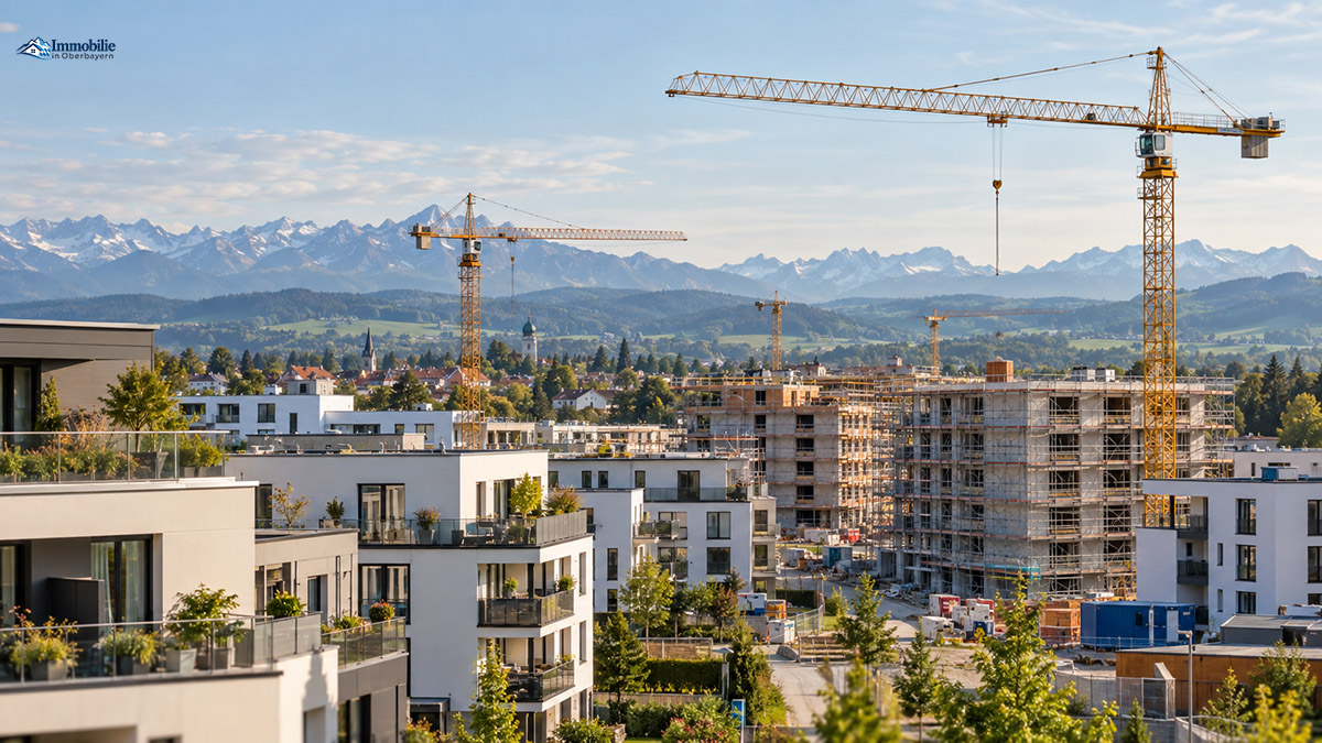 Wohnungsbau in Oberbayern: Rund 25 Prozent mehr Genehmigungen – kommt die Trendwende?